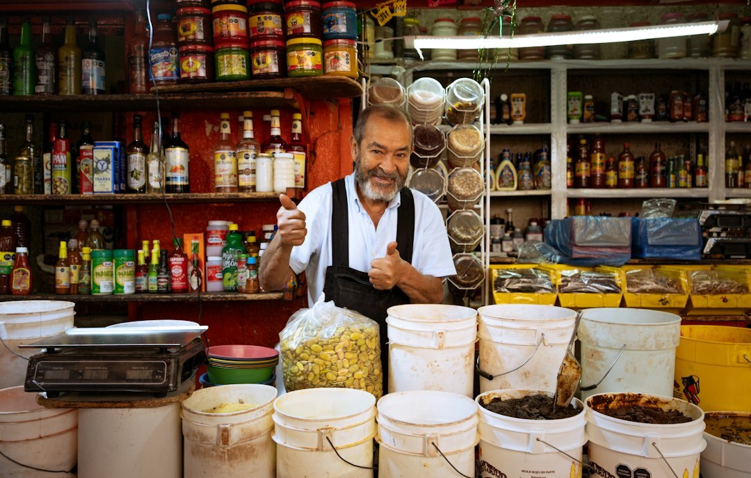 Portrait of a Mexican male product manager smiling