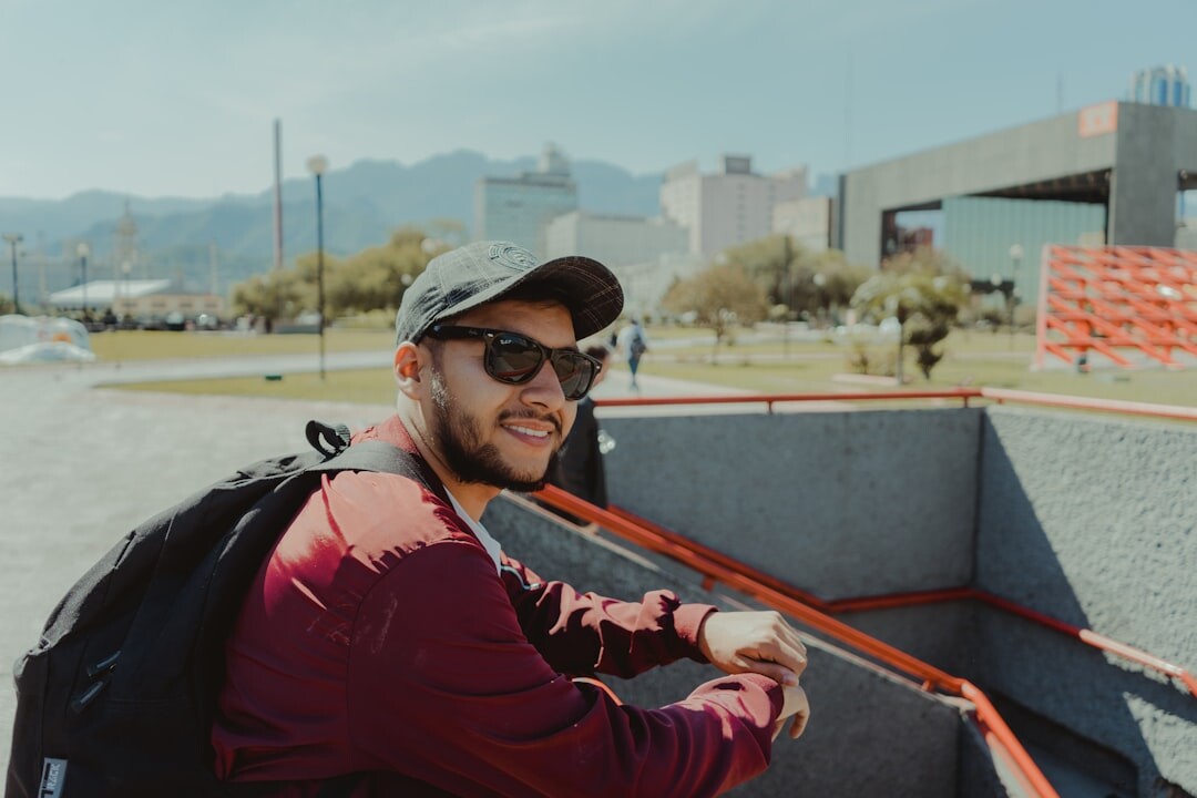 Portrait of a young Mexican male engineer smiling