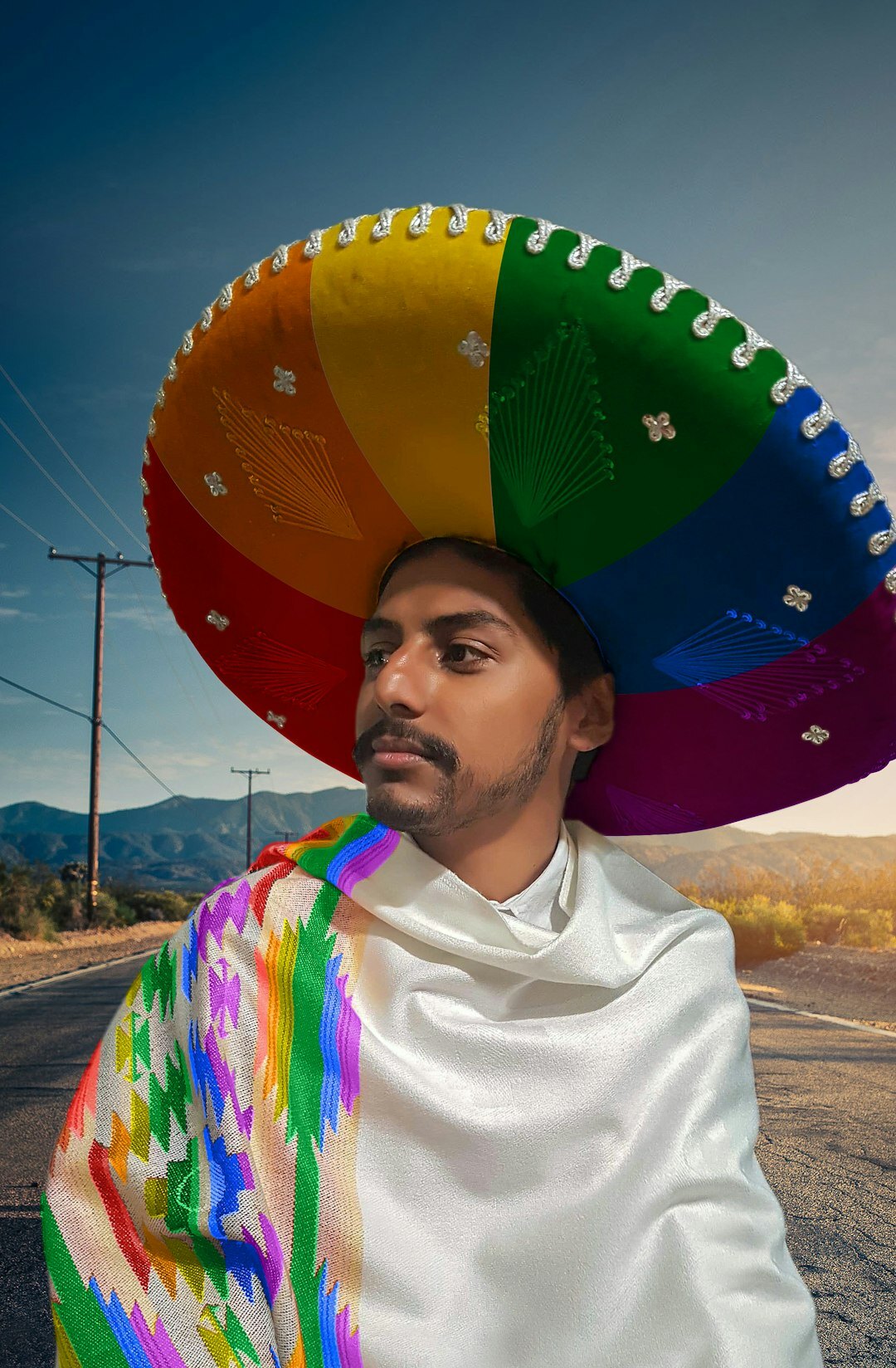 Portrait of a Mexican male independent insurance agent
