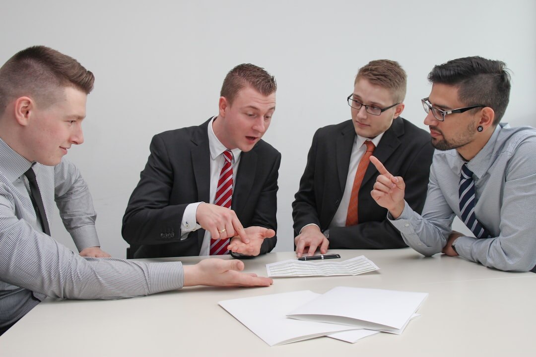 insurance team discussing