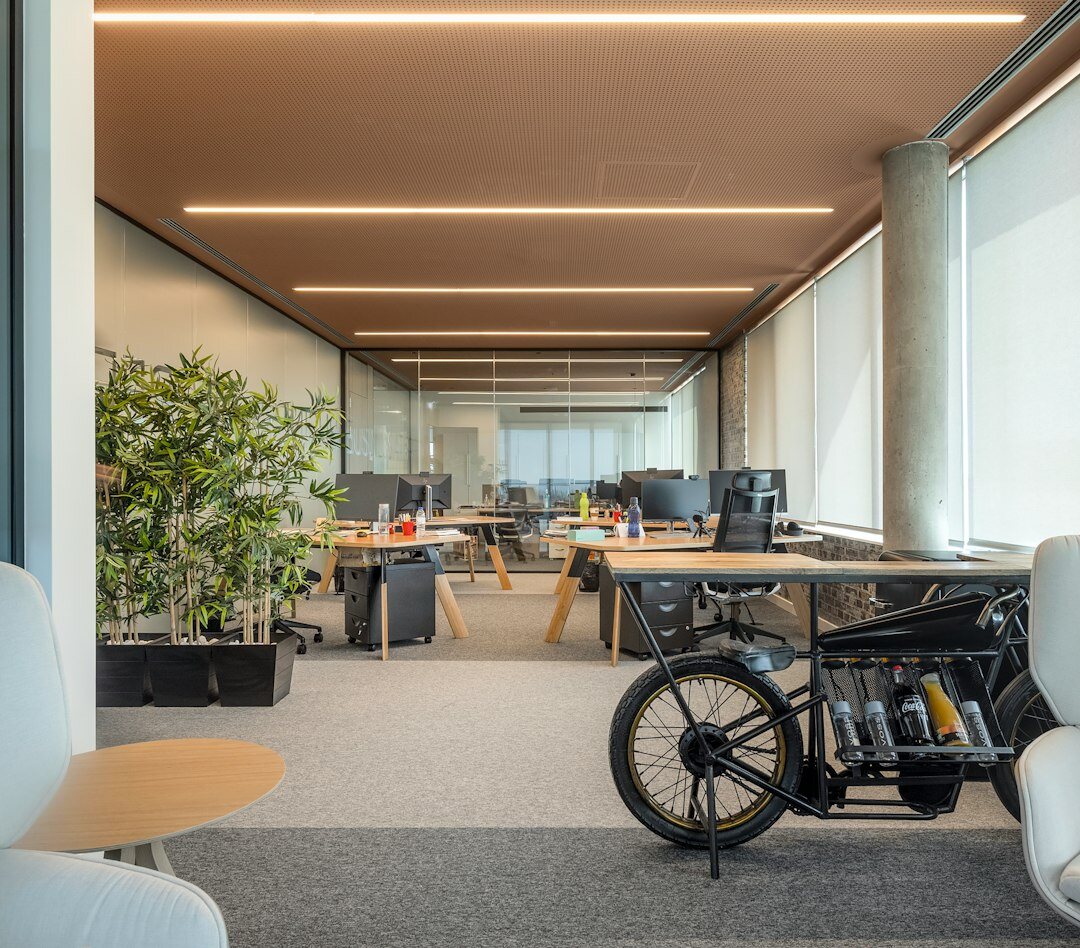 modern office workspace